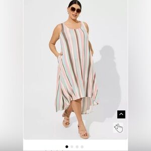 Torrid Maxi Jersey hi low dress with pockets!